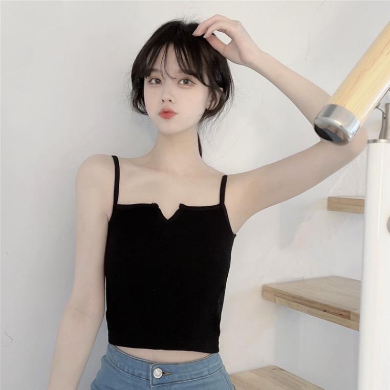 Áo Bra Nữ 2 Dây Cổ Chữ V Có Mút Ngực Mẫu Mới Sexy 6697