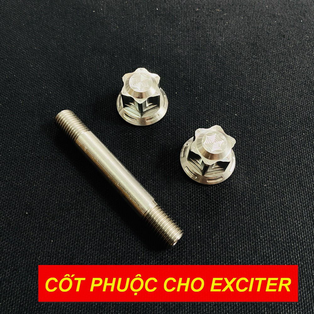 BỘ CỐT TRỤC BÁNH SALAYA KÈM TÁN TRƯỚC SAU CHO CÁC XE YAMAHA ( BAO SÁNG BÓNG TRỌN ĐỜI )