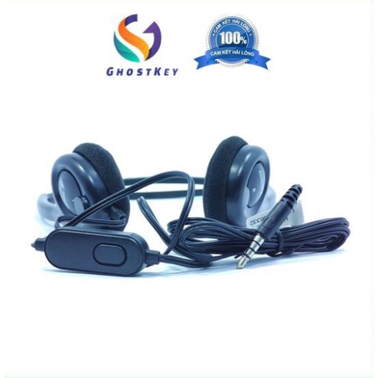 Tai nghe chụp tai chính hãng Genius 1 jack 3.5 HS-200C , tai nghe chụp tai có mic
