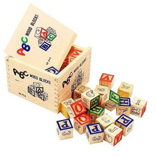 Đồ chơi gỗ ABC Wood Blocks - 48 chi tiết