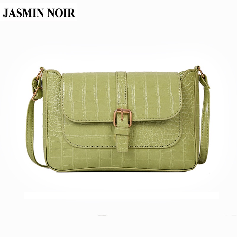 Túi Xách JASMIN NOIR Họa Tiết Da Cá Sấu Thời Trang Cho Nữ