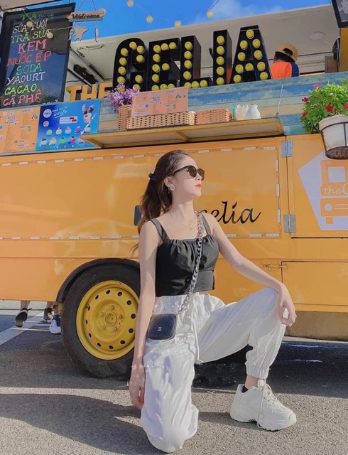 Quần joggers bo gấu đũi nhiều màu m63