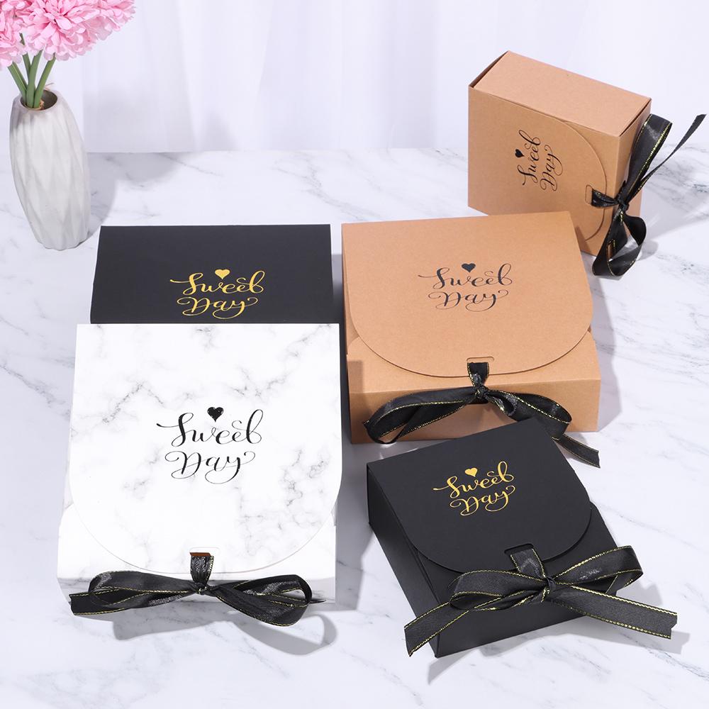 PINEVN Hộp Giấy Kraft Đựng Kẹo Thiết Kế Đơn Giản Dùng Làm Quà Tặng