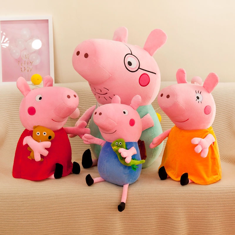 Thú Nhồi Bông Hình Heo Peppa 20cm Dễ Thương Cho Bé