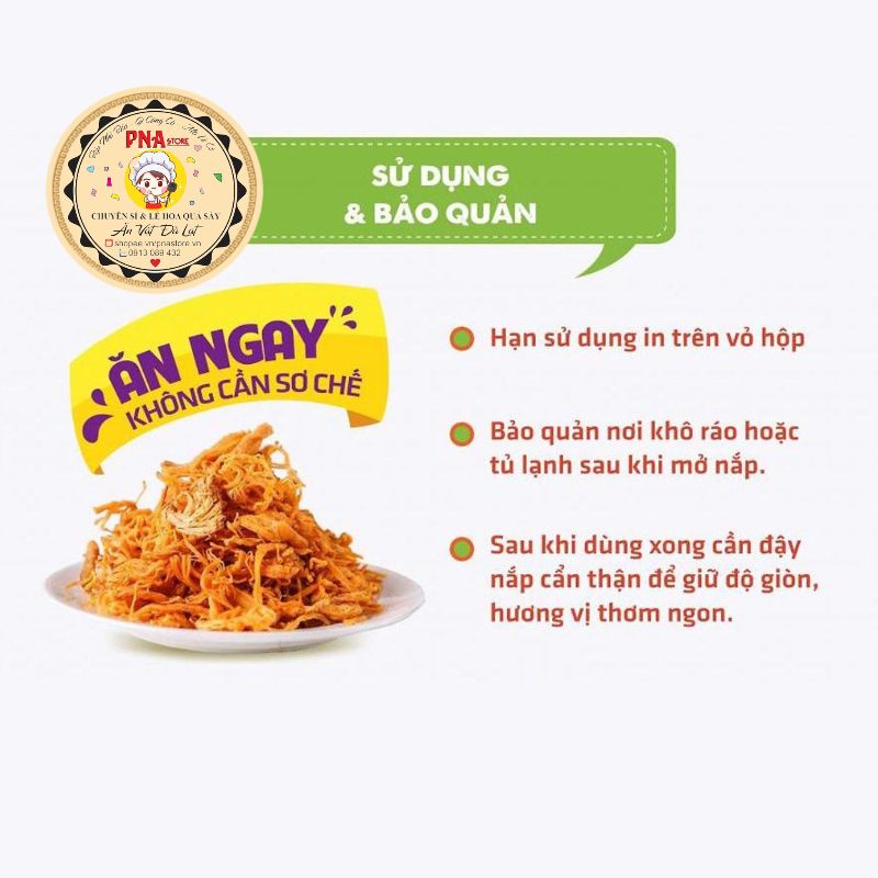 KHÔ GÀ LÁ CHANH LOẠI 1  | PNA Store