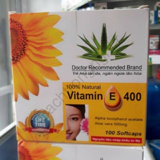 Viên Uống Vitamin E 400 đẹp da