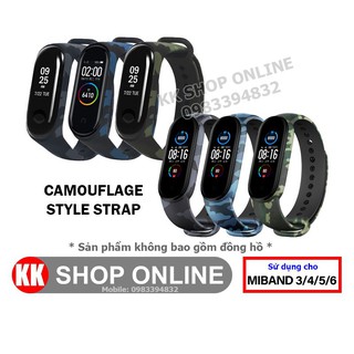 Dây đeo rằn ri thay thế cho Xiaomi Miband 3 Xiaomi Miband 4 Xiaomi Miband 5, Xiaomi Miband 6