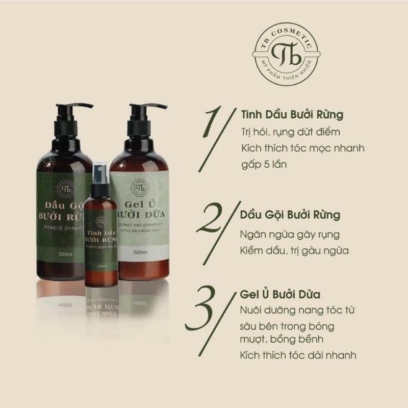 BỘ DẦU GỘI BƯỞI RỪNG (KHẮC TINH RỤNG TÓC) | BigBuy360 - bigbuy360.vn