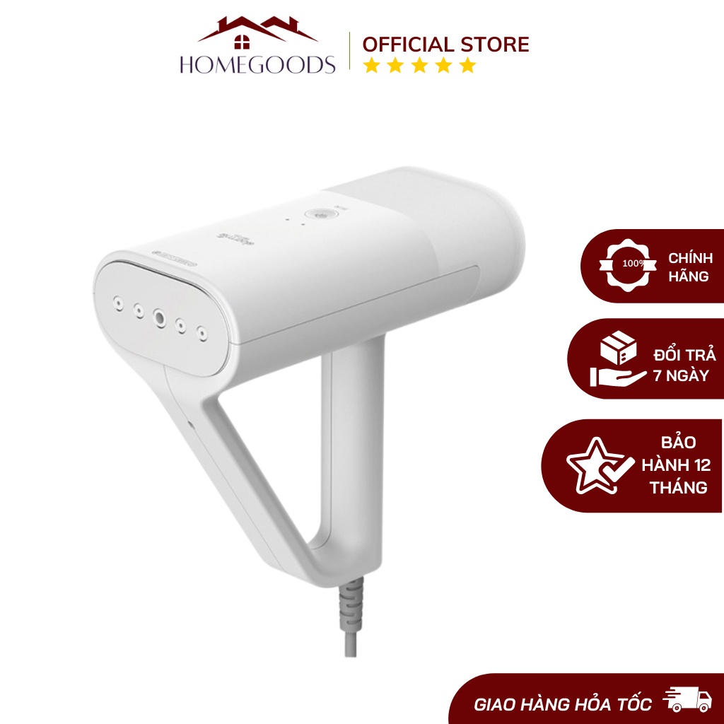 Bàn là hơi nước DEERMA HS100 máy ủi hơi nước cầm tay công suất 1000W, thiết kế nhỏ gọn