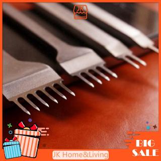 Jk h&l 3/4/5/6mm leather craft tools hole punches stitching punch tool 1+2+4+6 muswanna