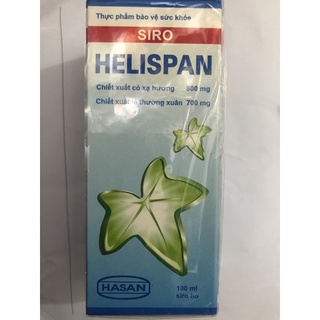 Siro thảo dược Helispan - Siro ho cảm chai 100ml