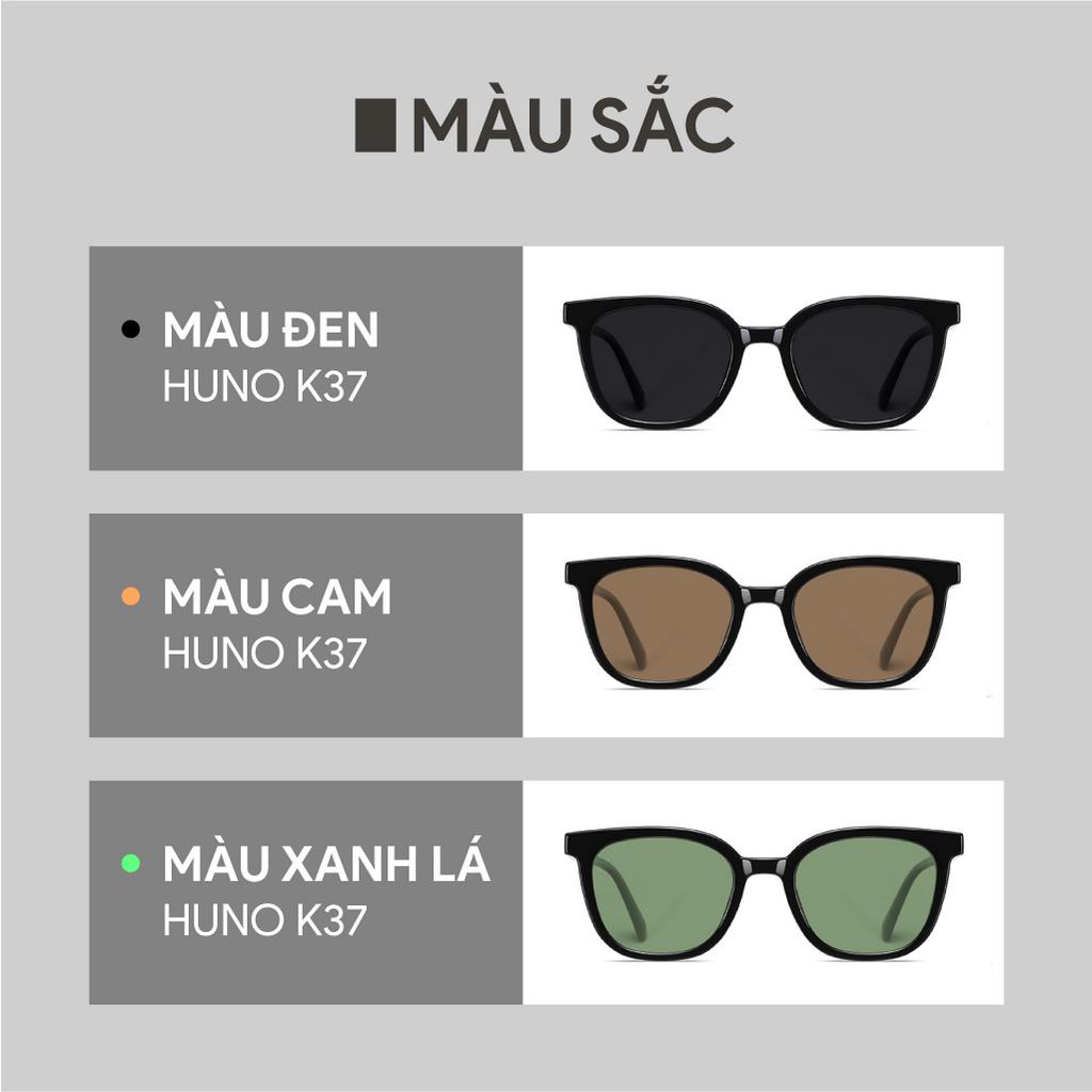 Kính râm Nam Nữ HUNO HOT 2023 với thiết kế đơn giản trẻ trung kết hợp với những gang màu siêu đẹp - K37