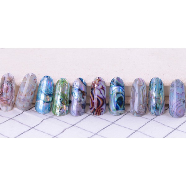 Set 10 cuộn giấy foil dán móng nghệ thuật