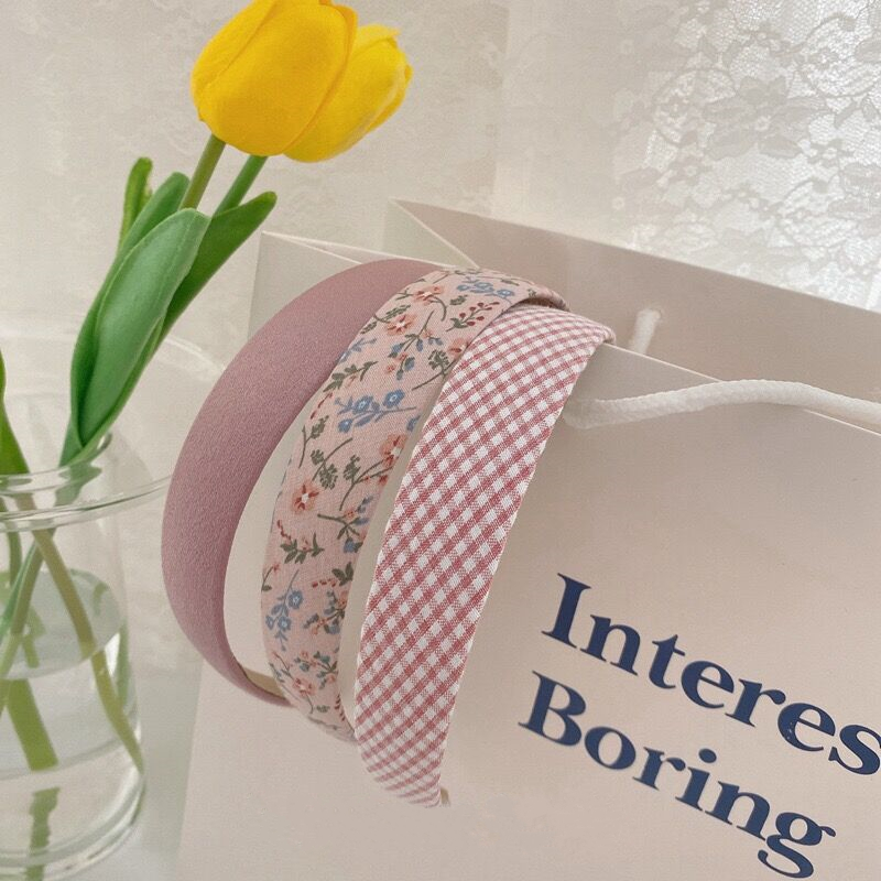 iF YOU INS Băng đô Hàn Quốc Hoa Headband Con Gái Băng đô Rửa Mặt Thời Trang Phụ Kiện Tóc