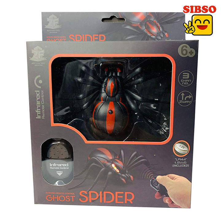 NHỆN ĐEN ĐỎ ĐIỀU KHIỂN TỪ XA GOUST SPIDER A0917- SIBSO