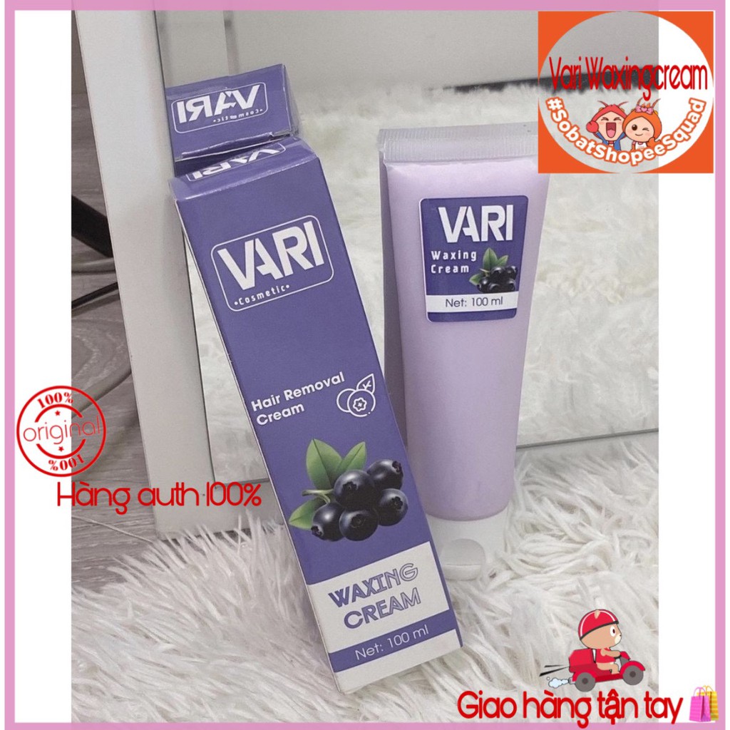 Kem tẩy lông Vari.waxingcream - Triệt Lông Vari Tại Nhà -Triệt Lông Chân , Tay , Nách ,Bikini