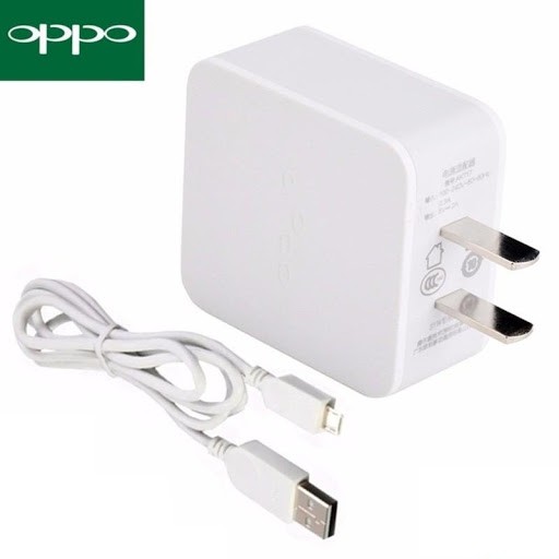 Bộ sạc OPPO 2A chuẩn 5V - 2A loại xịn màu trắng