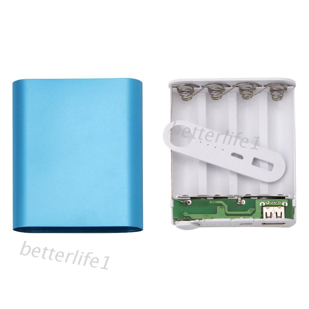 Vỏ đựng pin sạc dự phòng 5v 1a Usb cần 4 pin 18650 DIY chất lượng cao