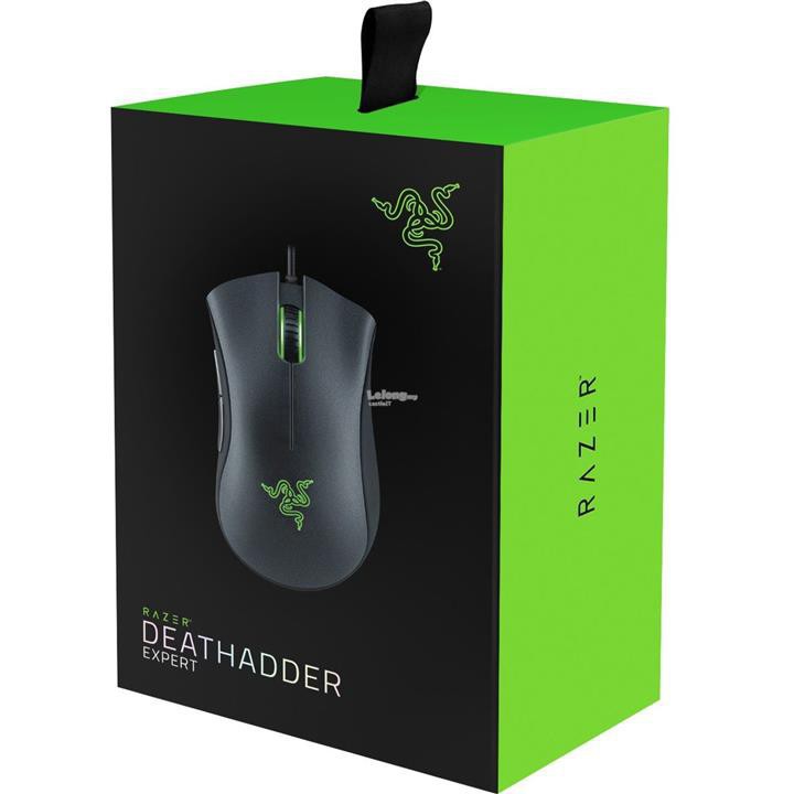 Chuột chơi game có dây Razer DeathAdder Essential Bộ cảm biến quang học 5 nút có thể lập trình độc lập Thiết kế tiện dụn