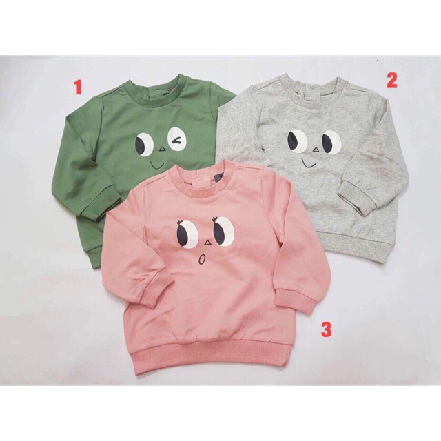 Áo nỉ da cá Happy Land xuất Hàn