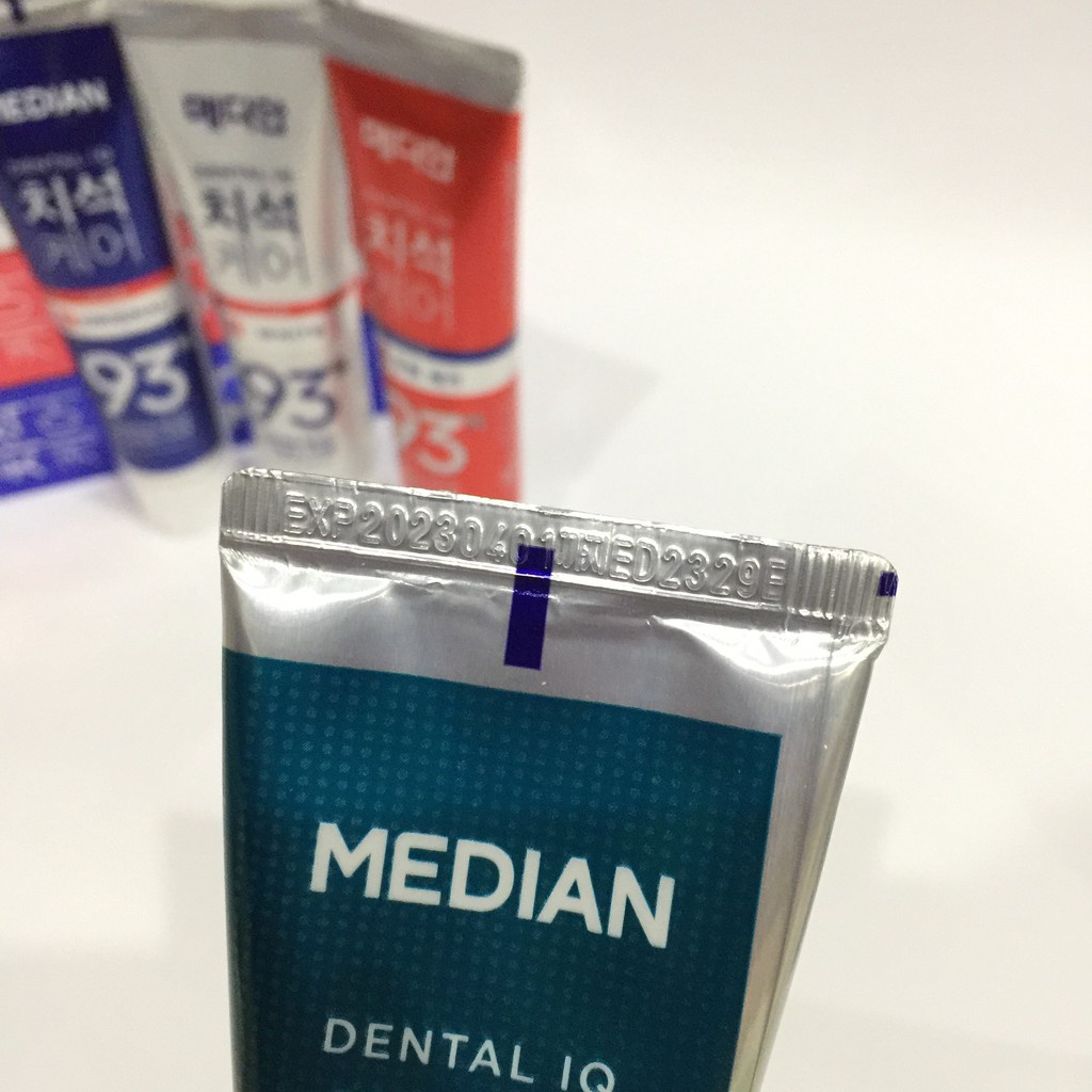 Kem đánh răng Hàn Quốc MEDIAN DENTAL IQ 93% tuýp 120g, làm trắng răng thơm miệng, hạn chế viêm nướu, có tem chính hãng