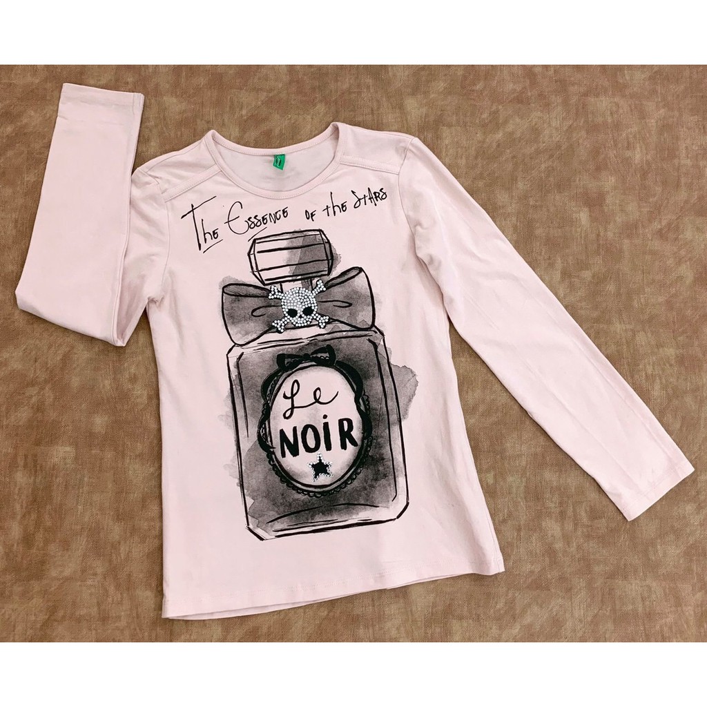 Áo thun dài tay bé gái - United Color of Benetton - Xuất khẩu