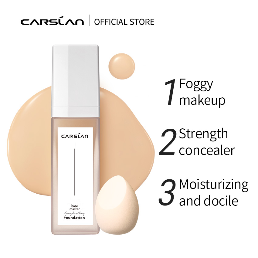 Kem Nền Dạng Lỏng Carslan Lâu Trôi Che Phủ Toàn Diện Kiểm Soát Dầu 30g | BigBuy360 - bigbuy360.vn