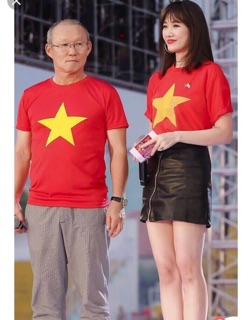 Combo áo cờ + stick + băng rôn cổ vũ bóng đá