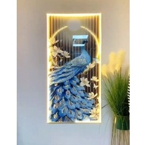 Đèn led tranh đính đá pha lê tráng gương cao cấp/tranh tranh treo tường