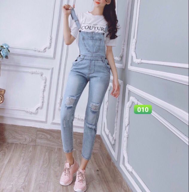 Yếm Jeans Dài