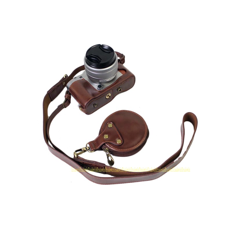 Túi Da Đựng Máy Ảnh Fujifilm X-A7 XA7 Với Lens 15-45mm Sang Trọng