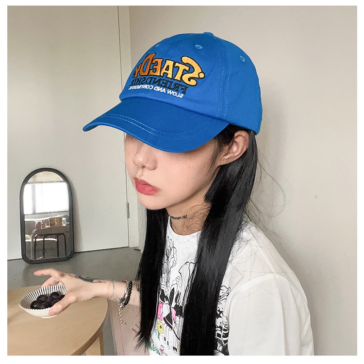 Mũ Lưỡi Trai Mềm Mại Thêu Họa Tiết Xinh Xắn Dành Cho Nữ