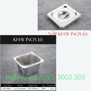 Khay đựng topping inox có nắp Khay đựng thạch Inox có nắp với đủ các size tự chọn