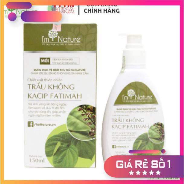 [XẢ KHO] [XẢ KHO] Dung Dịch Vệ Sinh Phụ Nữ Trầu Không I'm Nature 150ml Chính Hãng Công Ty