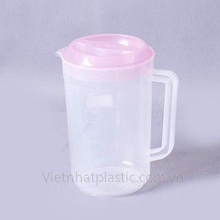 (thanh lý nghỉ bán)ca đựng nước nhựa trong có vạch chia dung tích