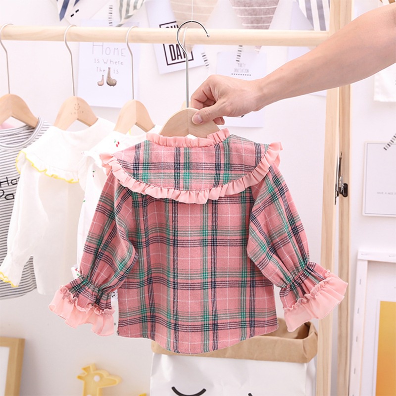 Áo Thun Tay Dài Dáng Rộng Cho Bé Gái