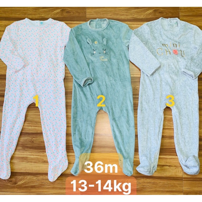 Body nỉ hàng xuất dư cho bé từ 0-36m