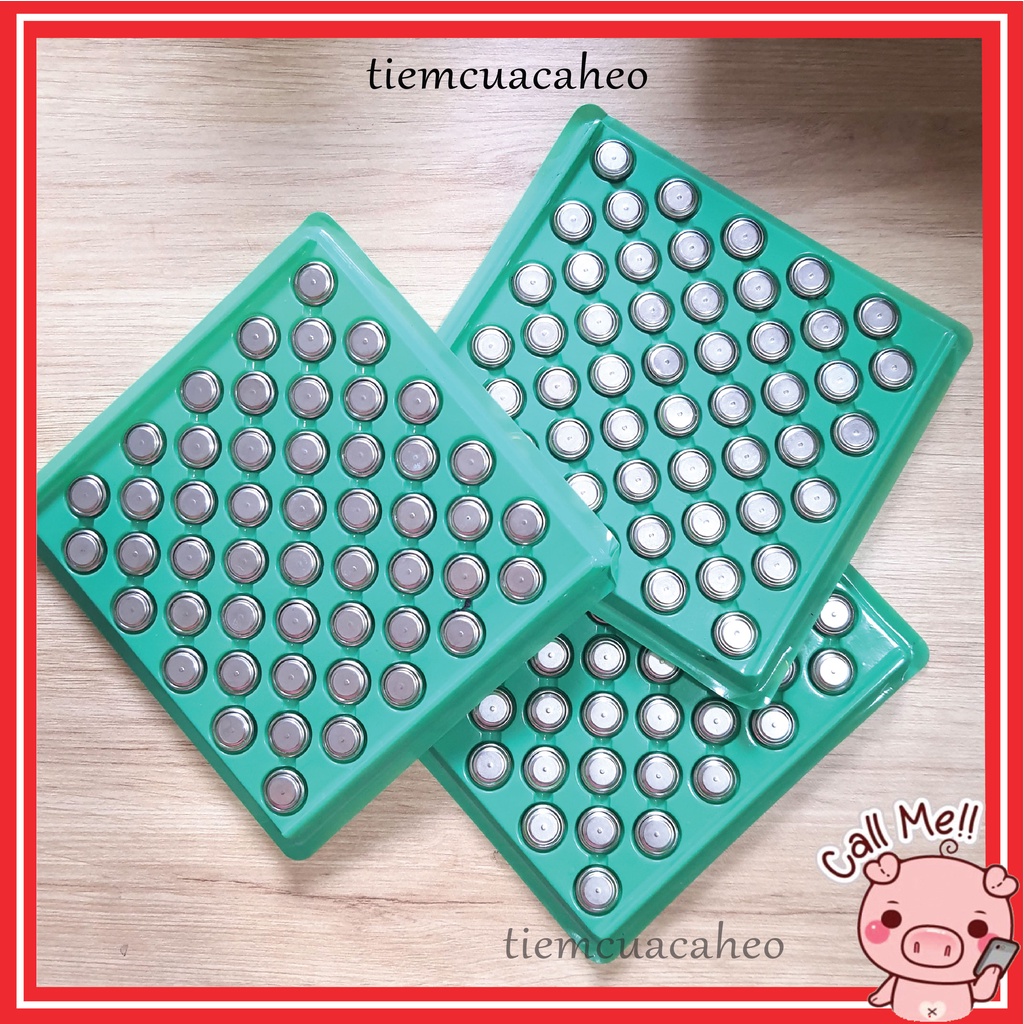Set 10 viên pin cúc áo Lr1130, Lr41, Lr44