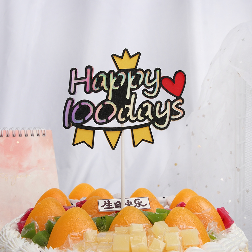 Bộ 100 cái que cắm trang trí bánh sinh nhật đáng yêu