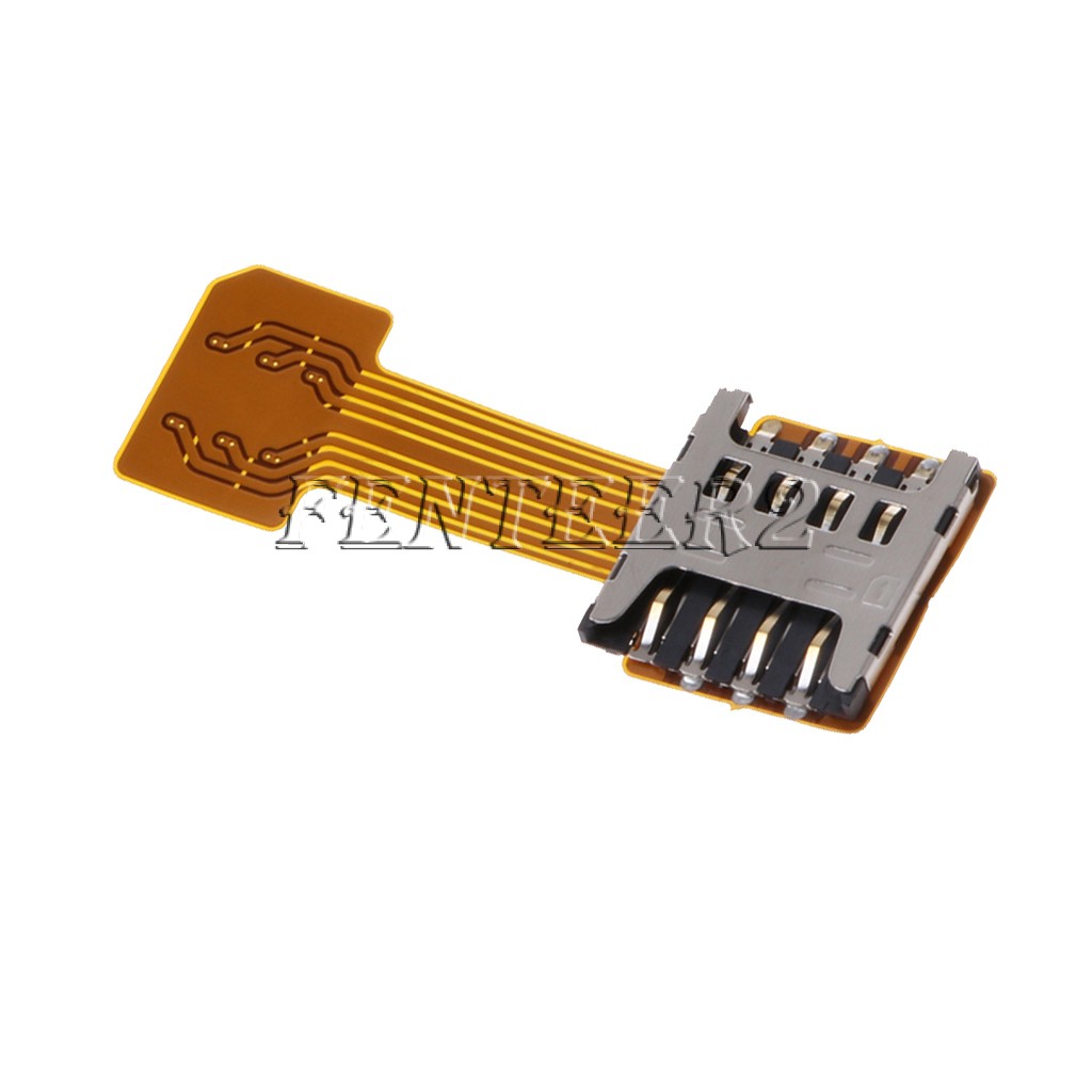 2x Micro SD Extender Adapter Extend Dual SIM Card Adapter for Android Phones