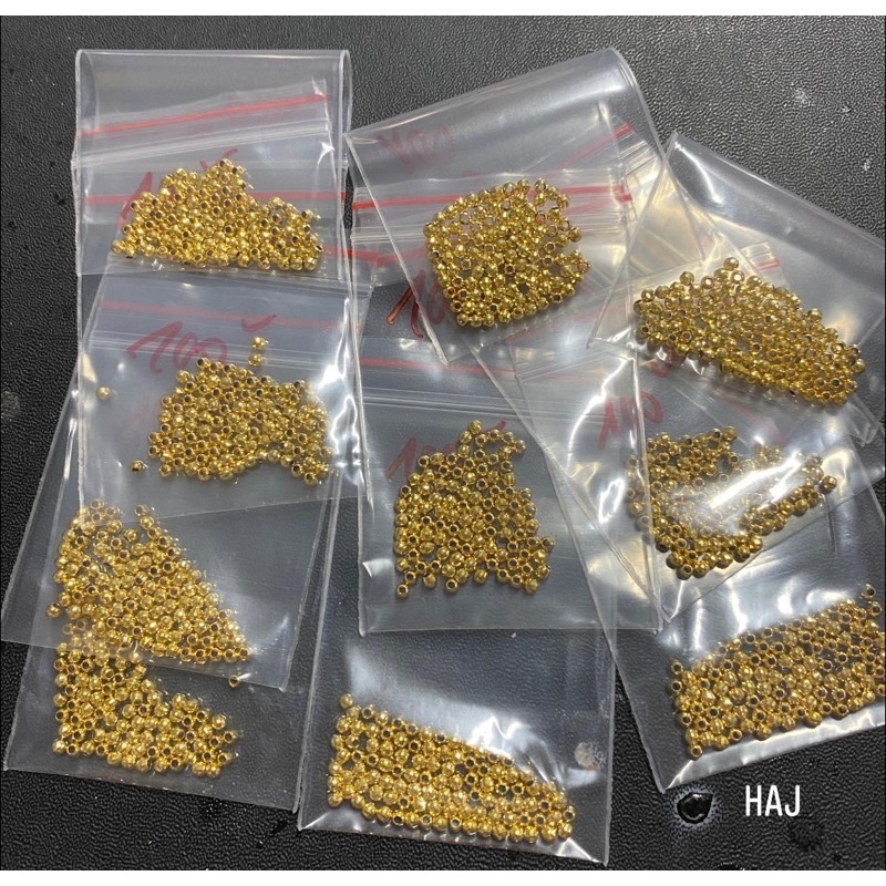 bi.vang 2,5li công nghệ 18kra dùng để mix vòng, tết vòng, mix với dây hoặc các loại đá