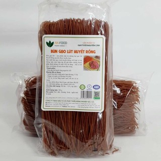 Bún Gạo Lứt Huyết Rồng Hữu Cơ AN FOOD 500gram/túi