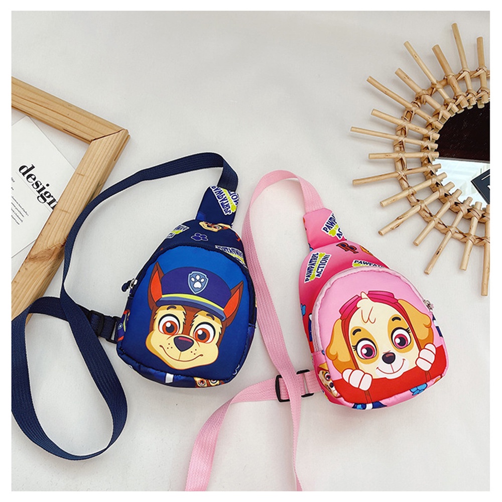 Ba Lô Nylon Mini Họa Tiết Hoạt Hình Đáng Yêu Phong Cách Hàn Quốc Dành Cho Bé