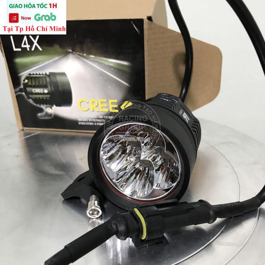 Đèn Trợ Sáng L4X Cree Siêu Sáng Tặng Kèm Công Tắc Hàng Cao Cấp Bảo Hành 12 Tháng.