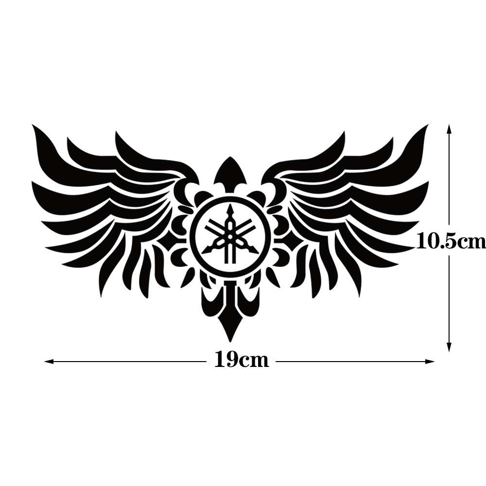 Miếng Dán Trang Trí Đuôi Xe Máy YAMAHA Độc Đáo