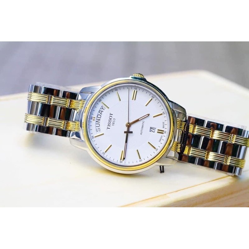 Đồng hồ nam ⌚ Tissot T-Classic Automatic III Day Date T065.930.22.031.00  dành cho Nam