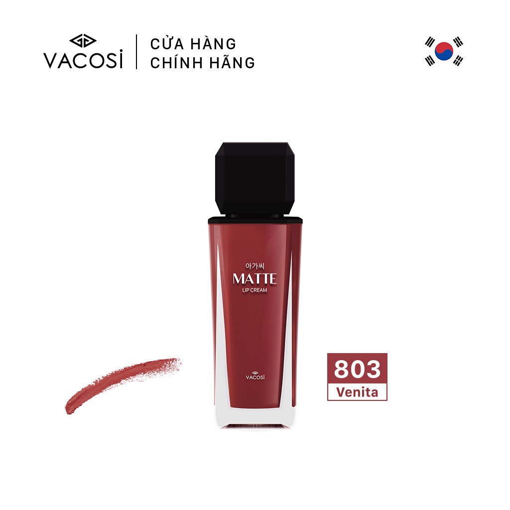 SON KEM MỊN LÌ VACOSI NATURAL STUDIO MATTE LIP CREAM