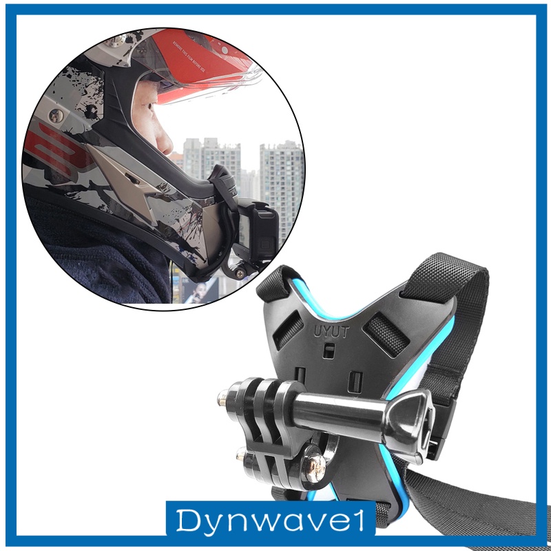 [DYNWAVE1] Motorcycle Helmet Strap Mount Front Chin Mount for   9/8/7/6/5/4 Sports Camera Action Camera Accessories VLOG/POV Shoot