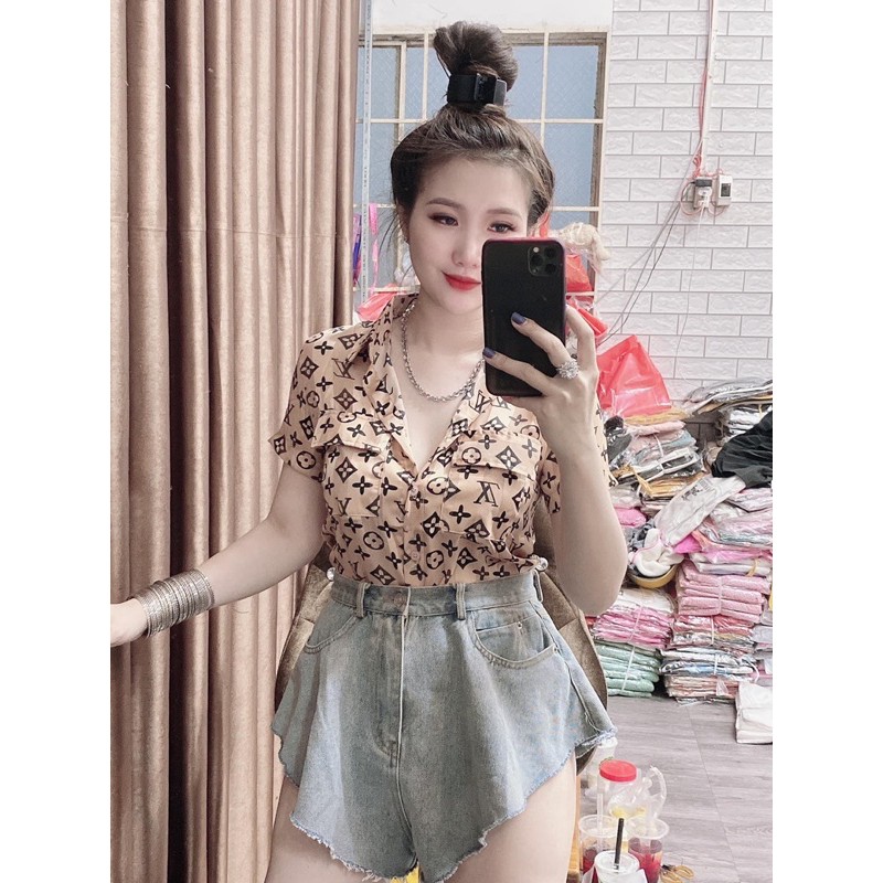 SƠ MI HOẠ TIẾT CHỮ TÚI HỘP | BigBuy360 - bigbuy360.vn