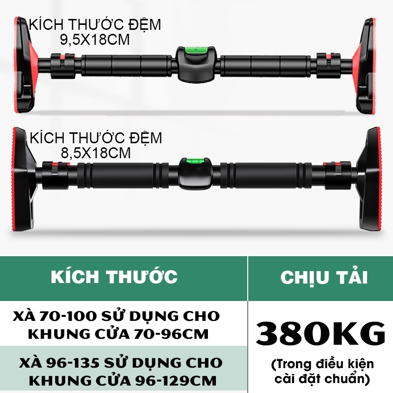 Xà đơn gắn cửa treo tường thể thao đa năng tập Gym tại nhà có thước thăng bằng 2022 FITEZY